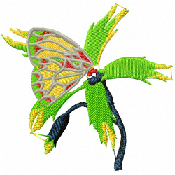 Butterfly Embroidery Design 1